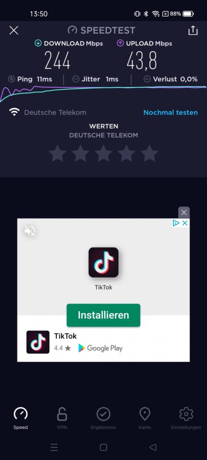 Realme 8 Pro WLAN Geschwindigkeit 2