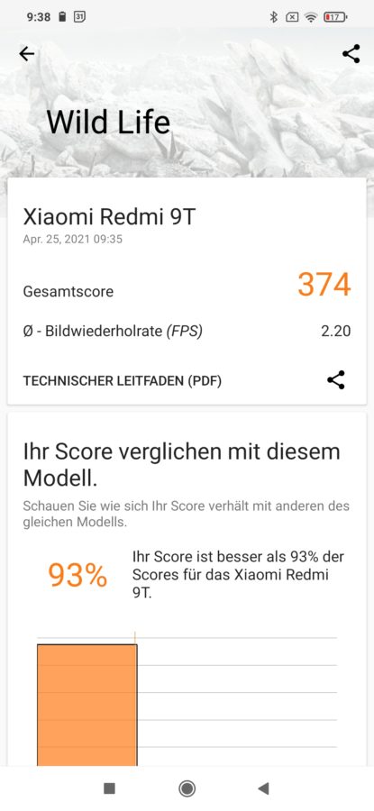 redmi 9t 3dmark