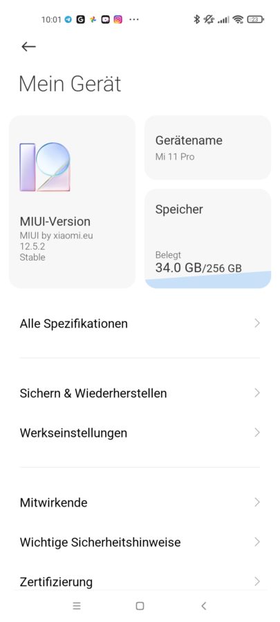 xiaomi mi 11pro miui 3