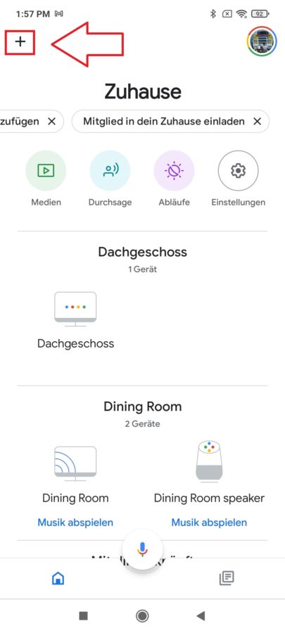 Google Home einrichten Switchbot smart 1