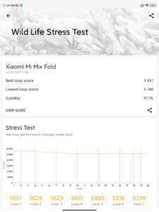 Xiaomi Mi Mix fold 3dmark 2