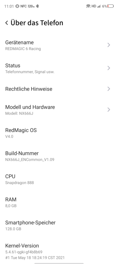 Magic OS V4 Nubia 6R 3