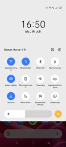 Realme C21 Test Screenshot Schnelleinstellungen 1