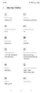 Realme C21 Test Screenshot Systeminfo 1