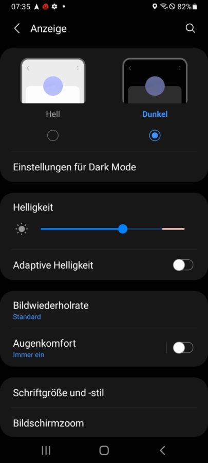 samsung galaxy m12 displaysettings 2