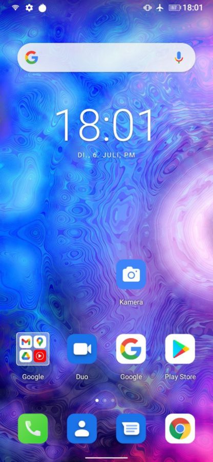 ulefone armor 11T 5G Screenshot homescreen