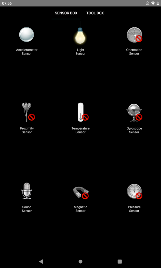 alldocube iplay40pro sensors