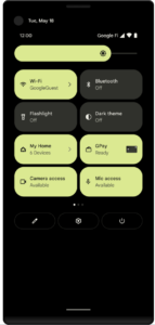 Android 12 Schnellstartleiste