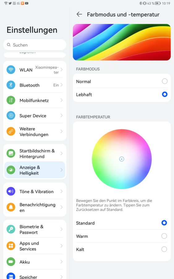 huawei matepad 11 displaysettings 2