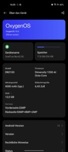 OnePlus Nord 2 Test Android 13 1