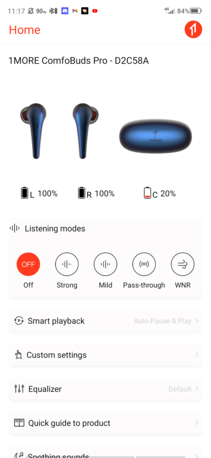 1More ComfoBuds Pro Test App3