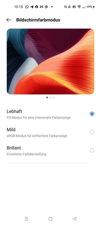 realme gt master edition DISPLAY settings 4