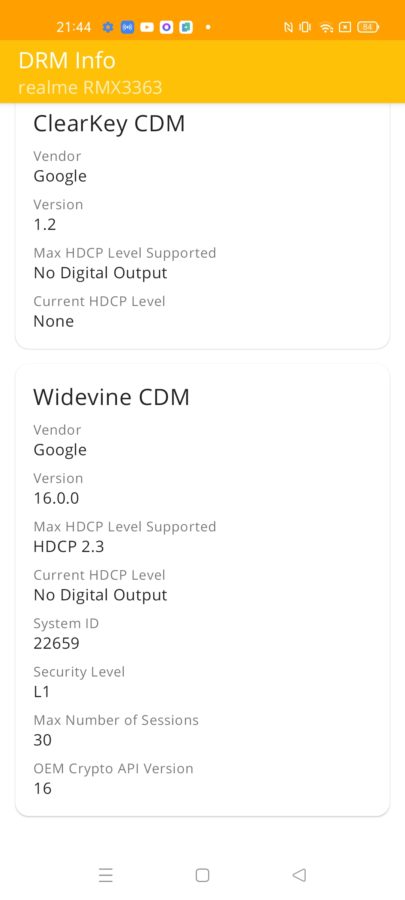 realme gt master edition drm