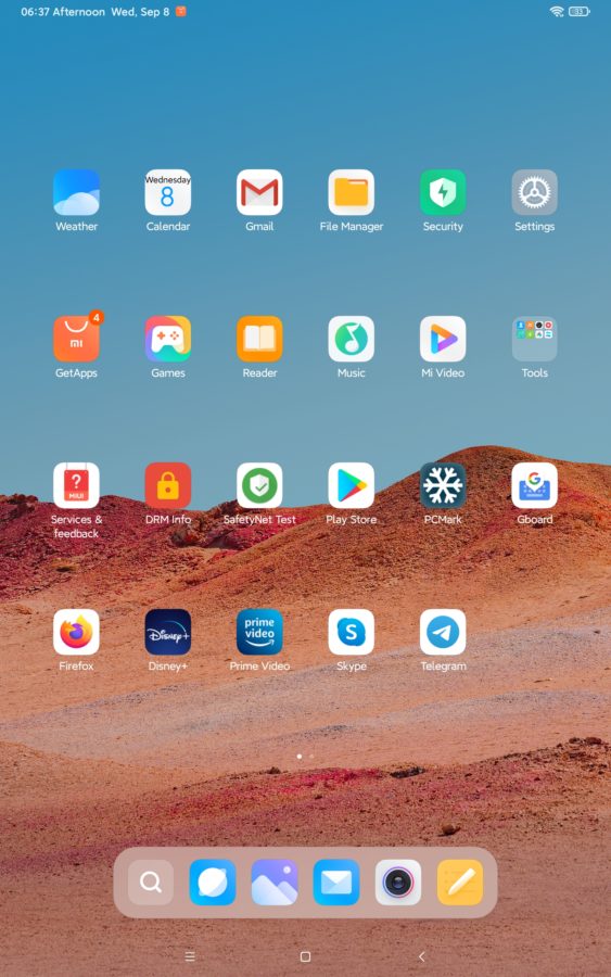 Xiaomi mi pad 5 pro miui12 3