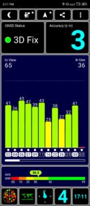 GPS Test Fix Standort ZTE Axon 30 1