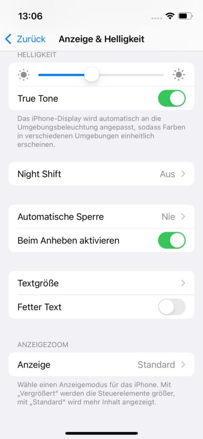 iphone 13 mini displaysettings 3