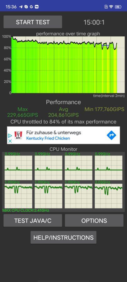 vivo iqoo 8 pro cpu throtteling