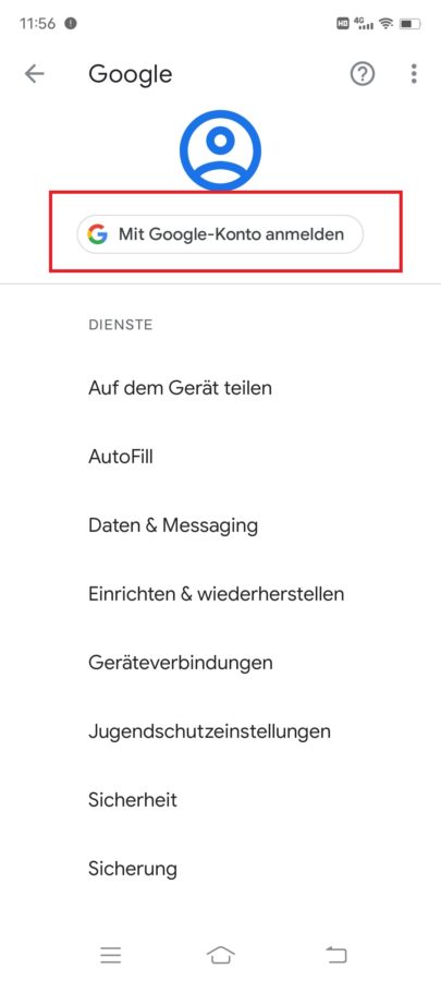 Vivo X70 Pro Google account anmelden 4