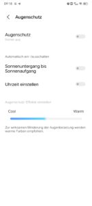 Displayeinstellungen Vivo X70 Pro 3