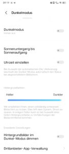 Displayeinstellungen Vivo X70 Pro 4