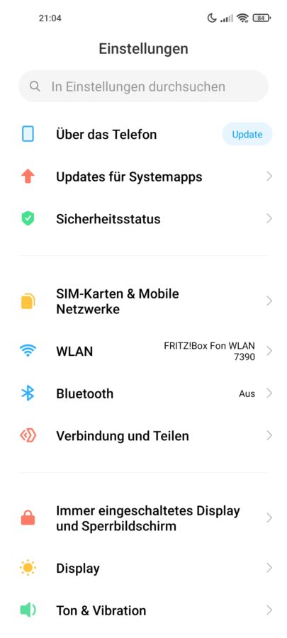 Xiaomi 11 Lite 5G NE Screenshot System 5