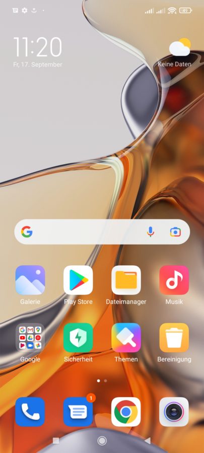 Xiaomi MIUI 12.5 Apps deinstallieren System 1