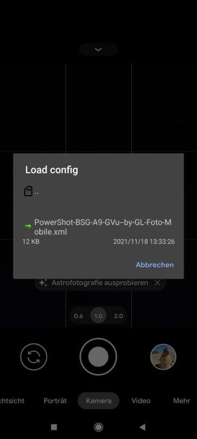 Gcam Config File Loading