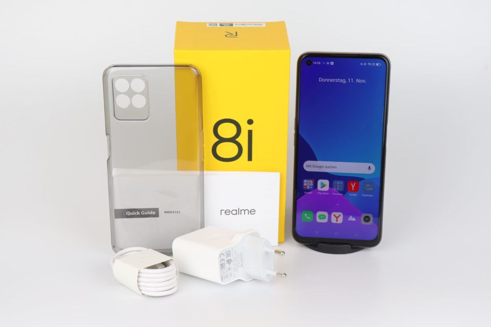 Realme 8i Lieferumfang