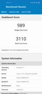 Realme GT Neo2 Test Screenshot Geekbench 5