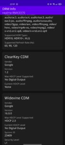 Realme GT Neo2 Test Screenshot Widevine DRM