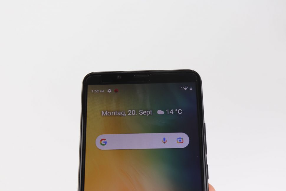 Cubot Note 9 Display Raender 2