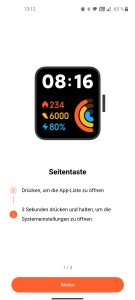 Redmi Watch 2 Lite Test Screenshot Einrichtung 2