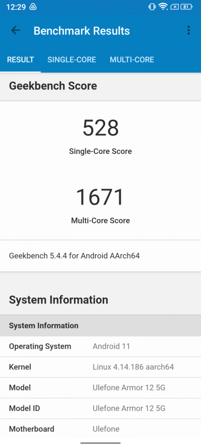 Ulefone Armor125G Benchmarks 5