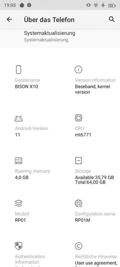 umidigi bison x10 screenshot system6