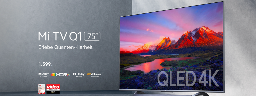 Xiaomi Mi TV Q1 75 Zoll Features