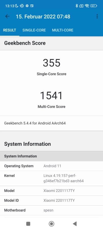 Redmi Note 11 Benchmarks 2