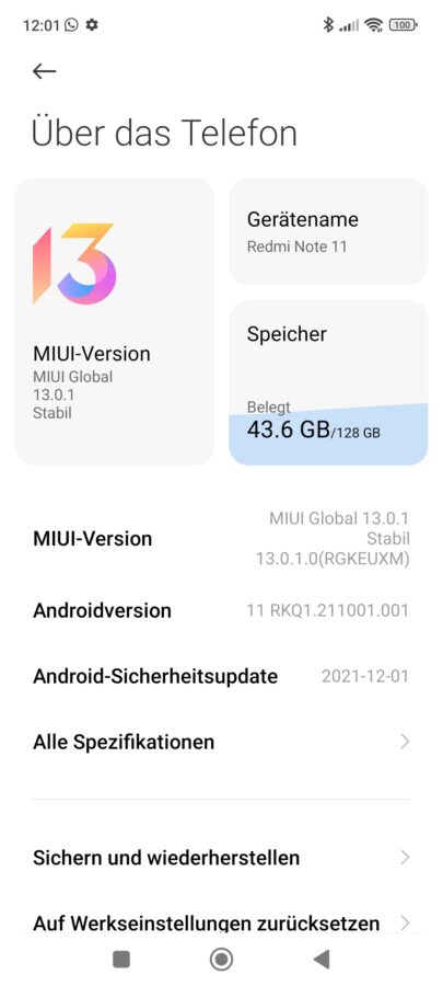 Redmi Note 11 MIUI 13 Test 3