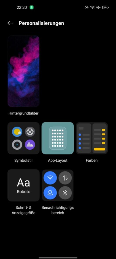 Realme 9i Test Screenshot Design Personalisierung 2