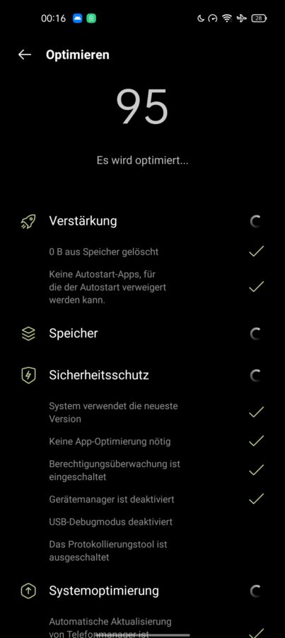 Realme 9i Test Screenshot Telefon Manager