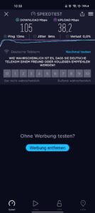 Realme 9i Test Screenshot WiFi drinnen