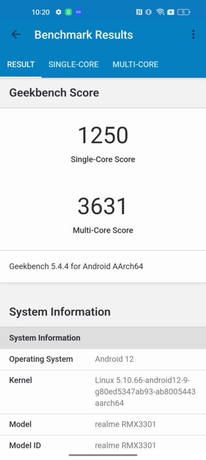 Realme GT 2 Pro Benchmarks 2