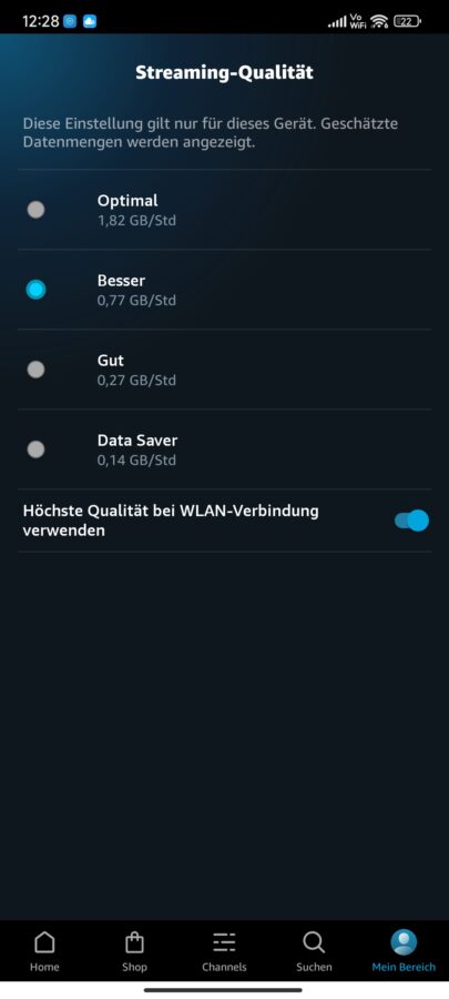 Streaming und Widevine Xiaomi 12 Pro 4