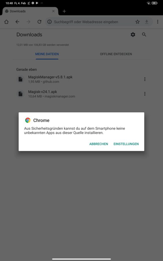 Mi Pad 5 Magiskmanager installiere 2