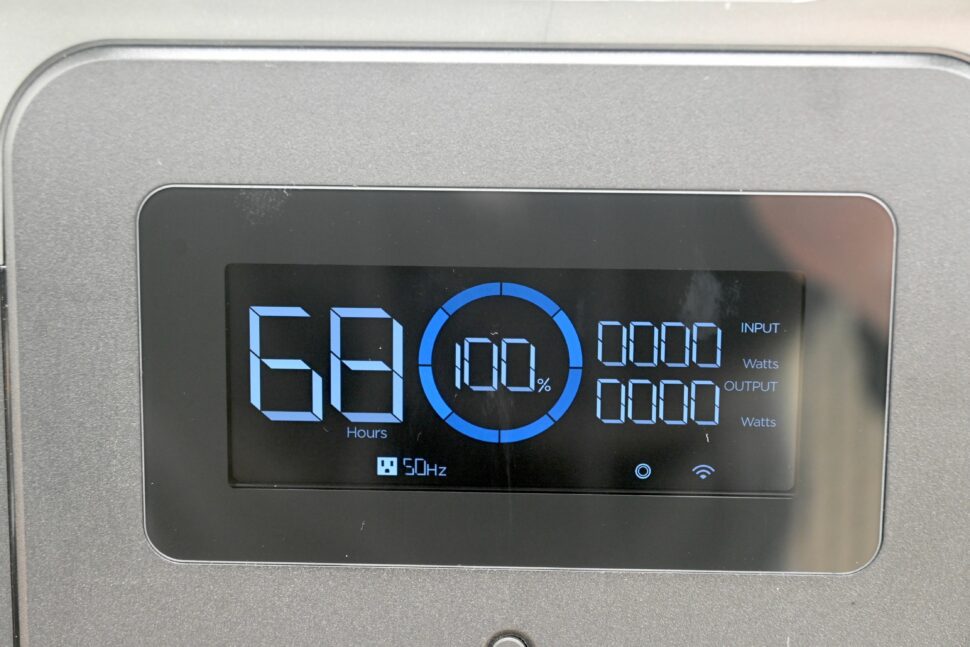 EcoFlow Delta max display 1