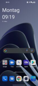 OnePlus 10 Pro Test Screenshot Homescreen