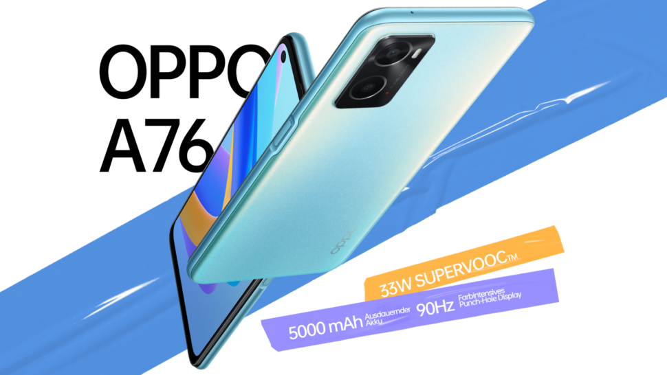 Oppo A76 vorgestellt Head