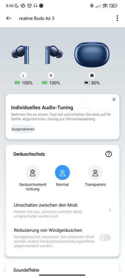 Realme Buds Air 3 Test App 5