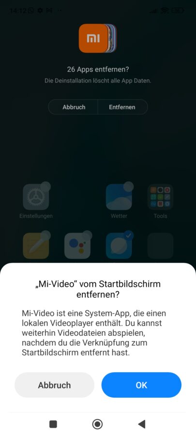 Xiaomi 12X System Bloatware deinstallieren 5