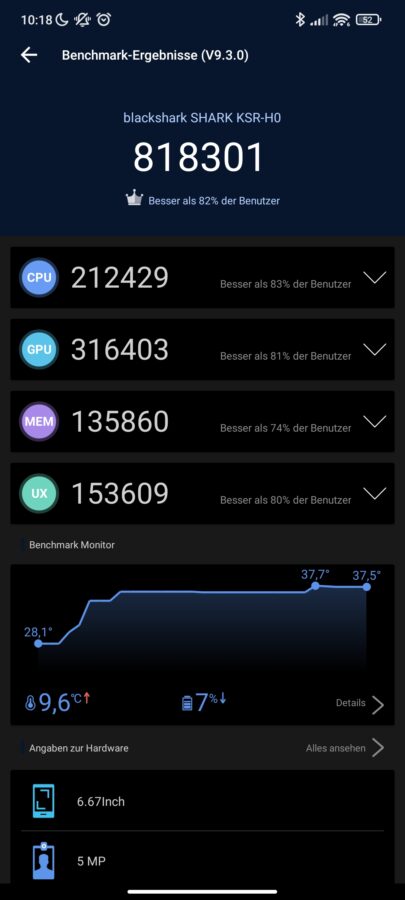 Xiaomi Black Shark 4 Pro Test System 30