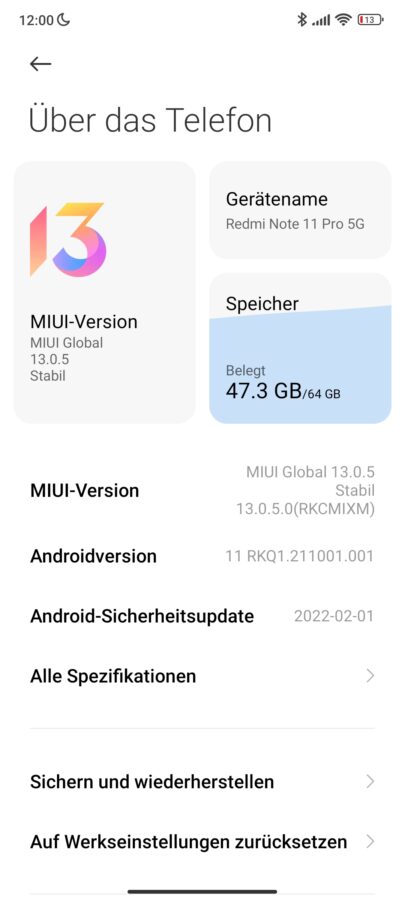 Redmi Note 11 Pro 5G MIUI 13 System Test 4